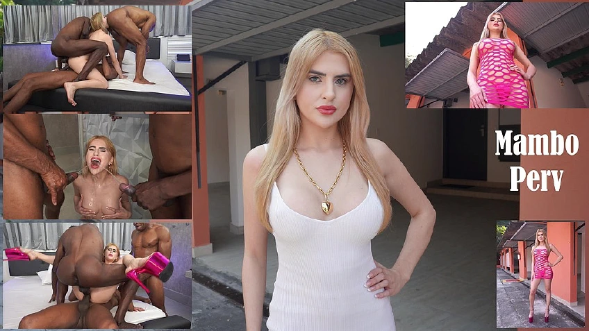 Beautiful 22 Years Brazilian Blonde Fucked By 3 Big Cocks Then Gets Peed On (DAP, Anal, Pissing, Gapes, IR,3On1)